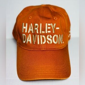Harley-Davidson Burnt Orange Cap Fitted Size Large